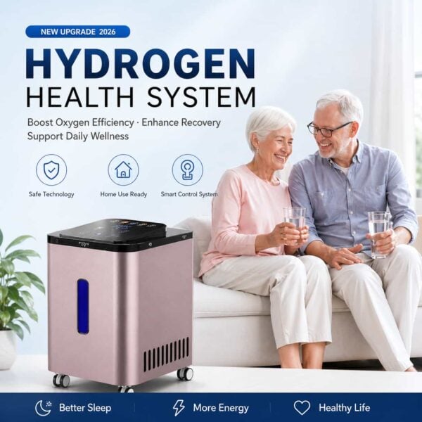 TECNOTU 1500ml/min High Flow Hydrogen Inhalation Machine | 99.99% Pure SPE/PEM